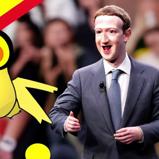 Prompt: Mark Zuckerberg as a pokemon