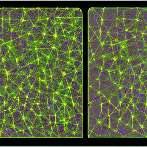 Image similar to a scientific diagram of a generative adversarial network that processes tree data