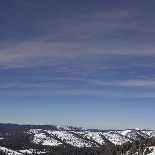 Prompt: bear mountain big bear lake california, skiing