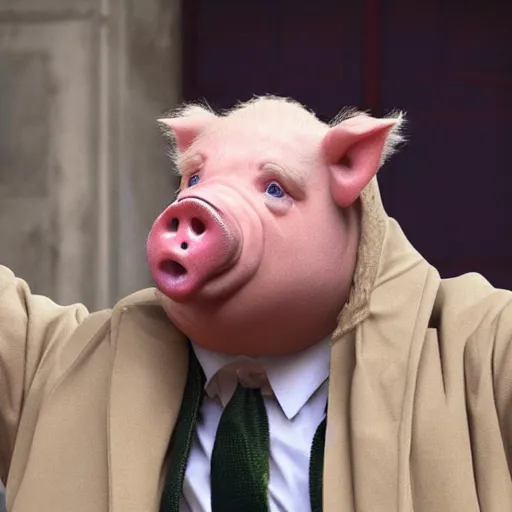 Prompt: boris johnson as pig, photorealistic, 8 k