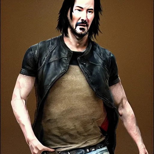 Prompt: Keanu Reeves centaur photorealistic