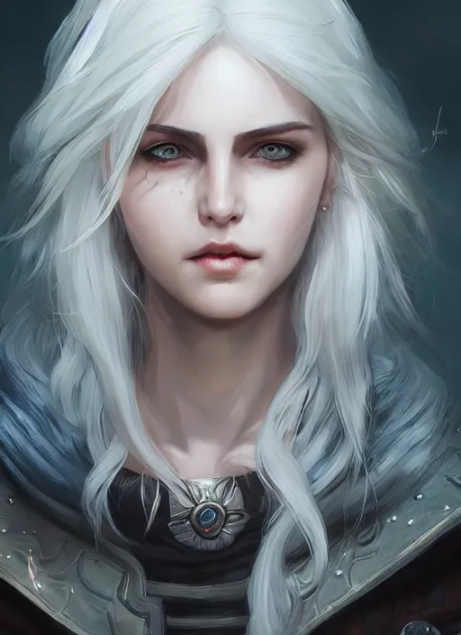 Prompt: portrait of ciri from the witcher storm blessed | | cute - fine - face, pretty face, realistic shaded perfect face, fine details by stanley artgerm lau, wlop, rossdraws, james jean, anime style, andrei riabovitchev, marc simonetti, and sakimichan, tranding on artstation