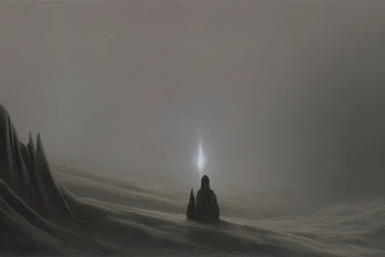 Prompt: Star Wars, by Zdzisław Beksiński, 4K