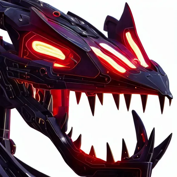 Image similar to close up detailed mawshot of a perfect elegant beautiful stunning anthropomorphic hot robot mecha female dragon, with sleek silver metal armor, glowing OLED visor, looking the camera, eating camera pov, open dragon maw being highly detailed and living, pov camera looking into the maw, food pov, micro pov, prey pov, vore, dragon vore, digital art, pov furry art, anthro art, furry, warframe art, high quality, 8k 3D realistic, dragon mawshot art, maw art, macro art, micro art, dragon art, Furaffinity, Deviantart, Eka's Portal, G6