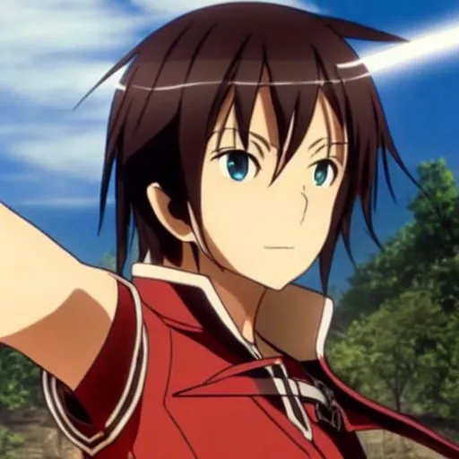 Image similar to Shaggy in Sword Art Online Movie Adaptation