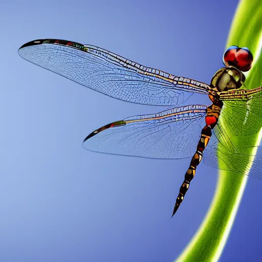 Image similar to dragonfly photorealistic 4K