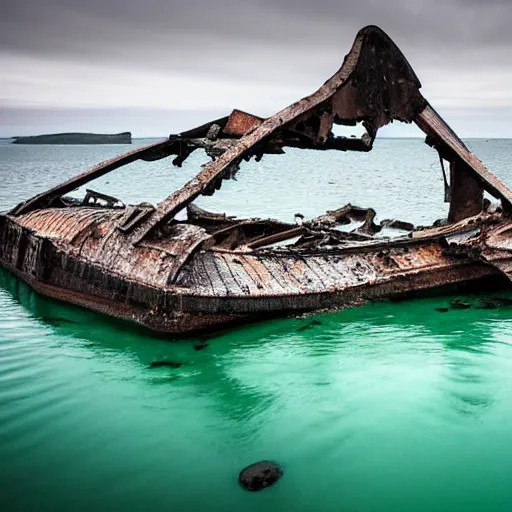 Image similar to shipwreck of the swedish ship bodekull that sank in dalaro in the swedish archipelago outside stockholm in 1 6 7 8, one of the best preserved ship wrecks in the world. outstanding photo. 8 k.