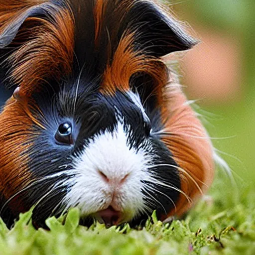 Prompt: guinea pig soldier