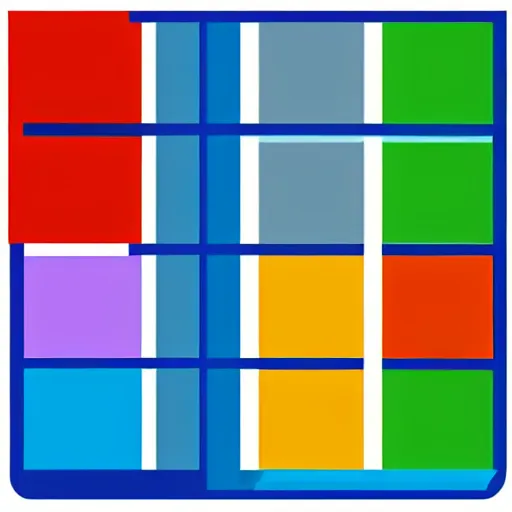 Prompt: Microsoft Windows 12 Icon