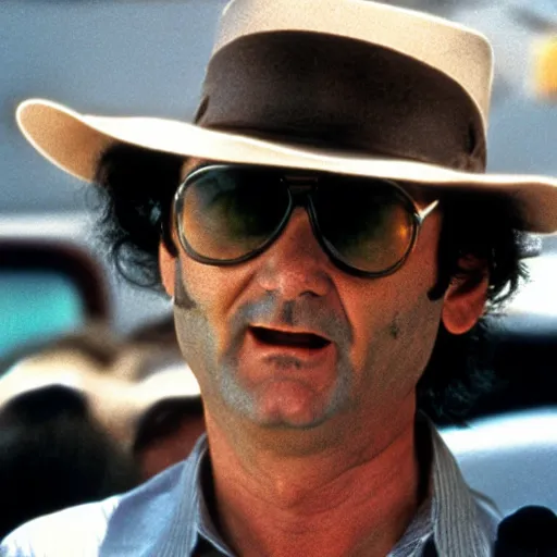 Image similar to bill murray in fear and loathing