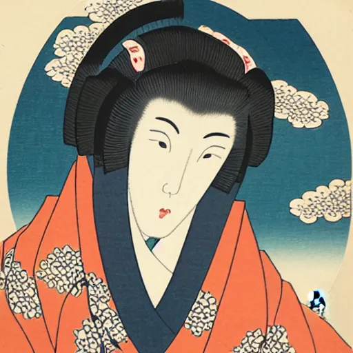 Image similar to ukiyoe portrait