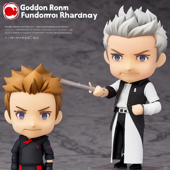 Prompt: Gordon ramsay, An anime Nendoroid of Gordon ramsay, figurine, detailed product photo