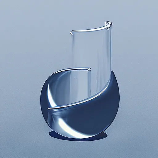 Image similar to a small liquid sculpture, viscous, reflective, digital art