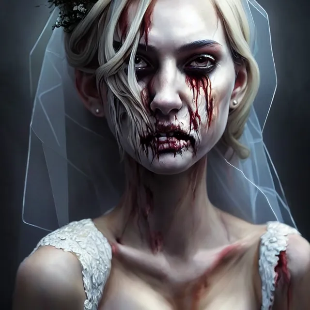 Prompt: epic professional digital art clothed portrait of🧟‍♀️👰‍♀️👰‍♀️👰‍♀️🥰,best on artstation, cgsociety, wlop, Behance, pixiv, astonishing, impressive, outstanding, epic, cinematic, stunning, gorgeous, concept artwork, much detail, much wow, masterpiece.