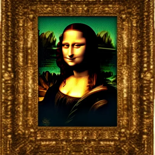 Prompt: mona Lisa gamer