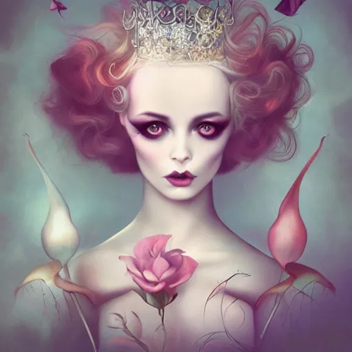 Prompt: of a surreal Portrait inspired by Natalie Shau,Charlie bowater,Anna Dittman,cinematic