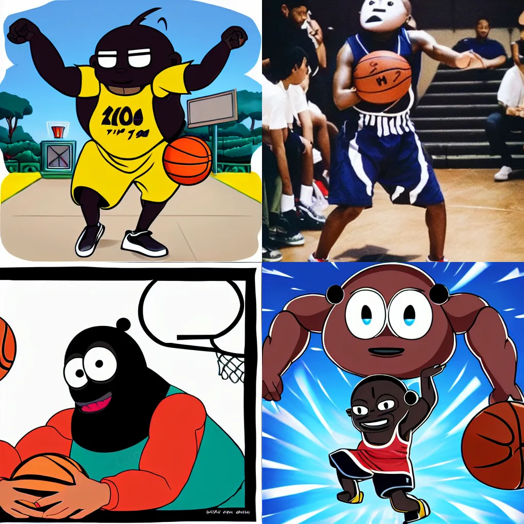 mr. popo playing basketball | Stable Diffusion | OpenArt