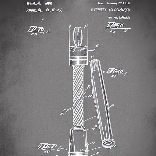 Prompt: patent art of a lightsaber, labeled, sketch, beautiful