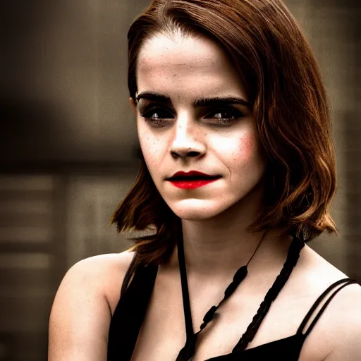 Image similar to Emma Watson as Catwoman, XF IQ4, f/1.4, ISO 200, 1/160s, Adobe Photoshop, Adobe Lightroom, DxO Photolab, Sense of Depth, AI enhanced, HDR, in-frame