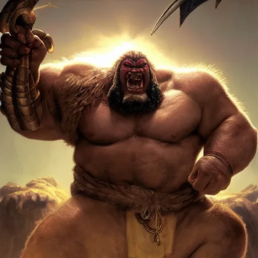 Image similar to upper body portrait of a heavily armoured hulking herculean chiseled john candy as a fantasy barbarian pirate orc ork, sunrays, cinematic lighting, photorealistic, octane render, 8 k, depth of field, 3 d, art by artgerm and greg rutkowski and alphonse mucha and uang guangjian and gil elvgren and sachin ten