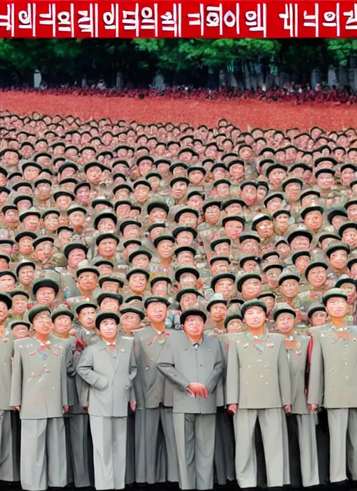 Image similar to north korea is the best country where the sun always shines on juche and kim jong - un leads the korean people into a bright communist future