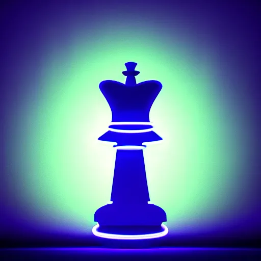 Prompt: vintage instamatic photo of a queen chess piece made of a coil of neon lights resting on glassware , Isometric 3D Fantasy, smooth 3D Illustration, Cinematic Matte Painting, soft render,