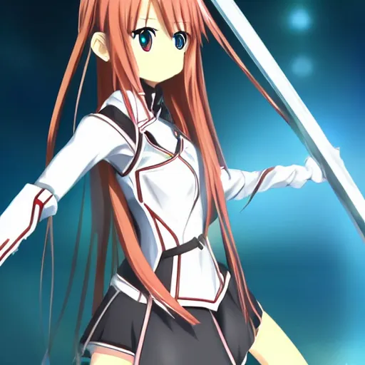Prompt: Asuna from SAO
