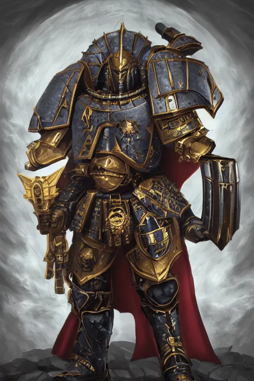 Image similar to armor portrait heros warhammer 4 0 k horus heresy fanart - the primarchs emperor by johannes helgeson animated with vfx concept artist & illustrator global illumination ray tracing hdr fanart arstation zbrush central hardmesh 8 k octane renderer comics stylized