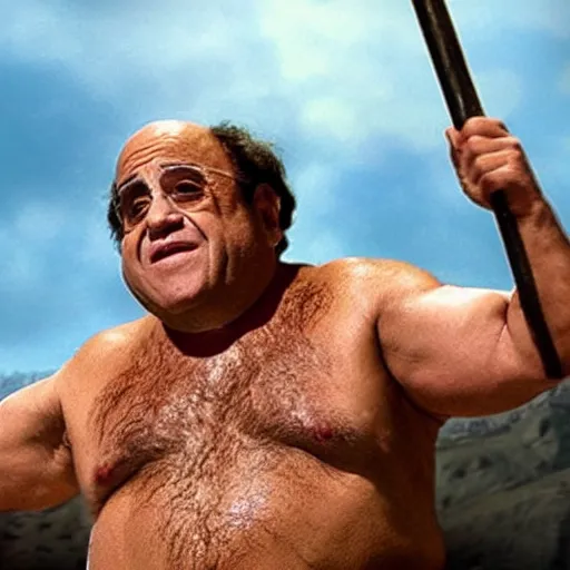 Prompt: danny devito in the ten commandments, 8k resolution, full HD, cinematic lighting, award winning, anatomically correct