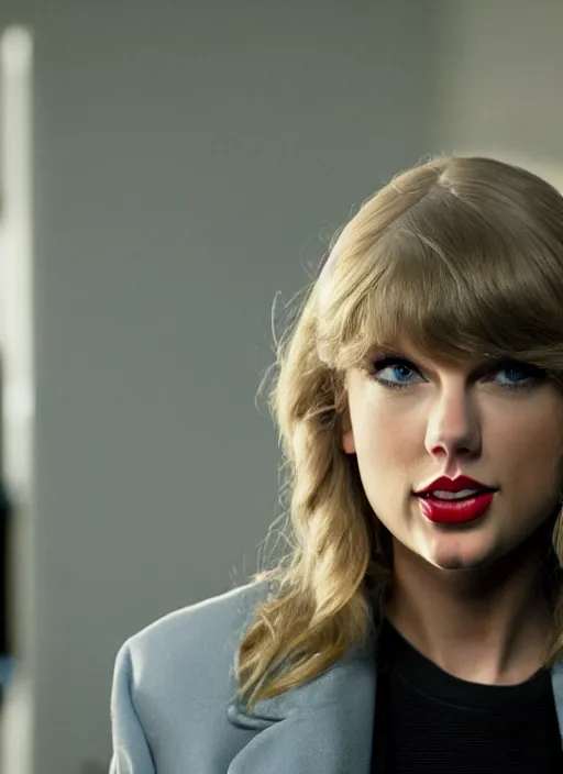Image similar to TV show still of taylor swift in breaking bad.