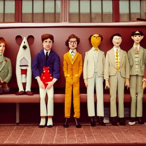 Prompt: wes anderson puppets