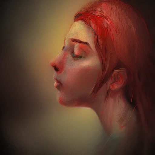 Prompt: acceptance of the loss of a loved one, digital art, trending on artstation, emotional, grief