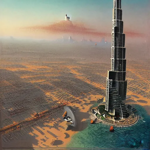 Prompt: gta : dubai, by ferdinand knab