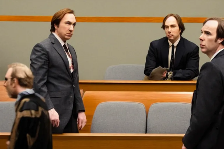 Image similar to saul goodman, also known as jimmy mcgill, defends dart vader in court, dart vader court session, court session images, 1 0 8 0 p, court archive images