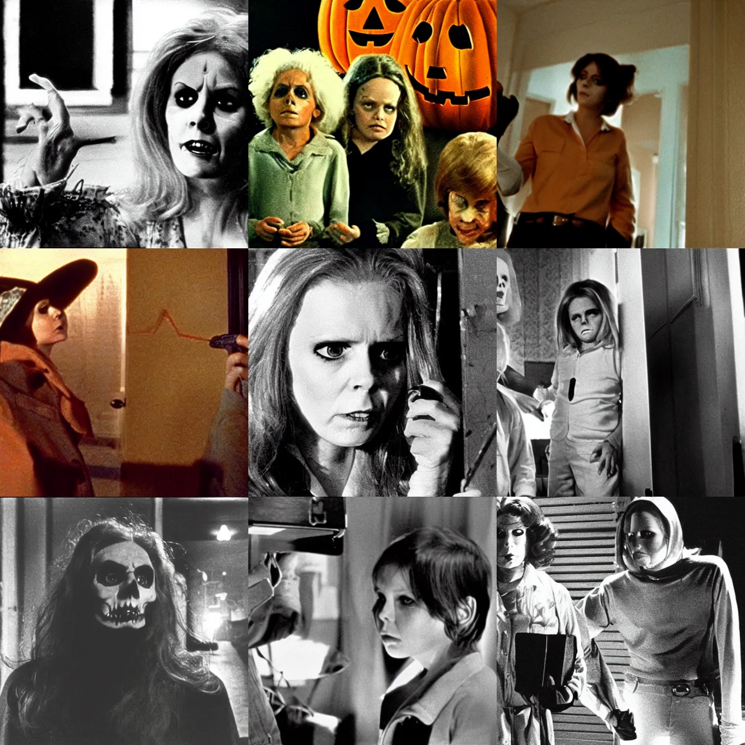 Prompt: a film still from halloween ( 1 9 7 8 )