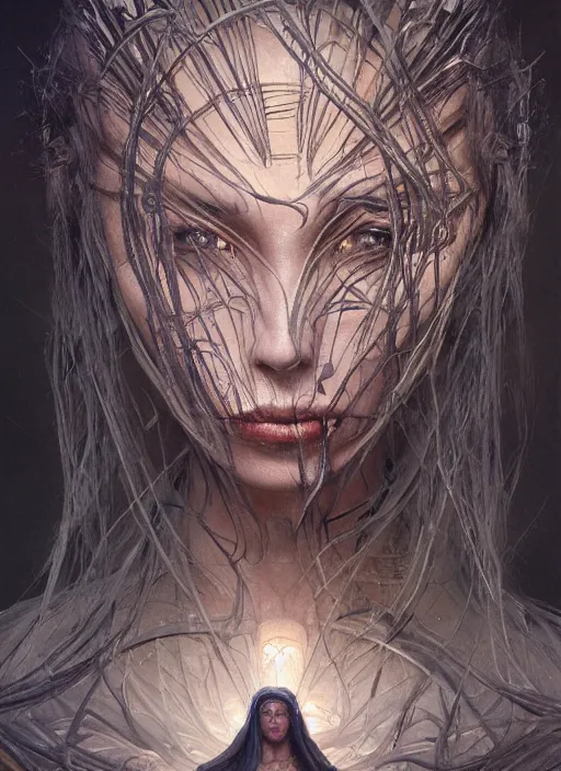 Image similar to mutant weaver, physically accurate, moody dynamic lighting, very very intricate, very very elegant, highly detailed, digital painting, artstation, HR GIGER, Hieronymus Bosch, Francis Bacon, concept art, smooth, very beautiful, sharp focus, illustration, art by artgerm and greg rutkowski and alphonse mucha