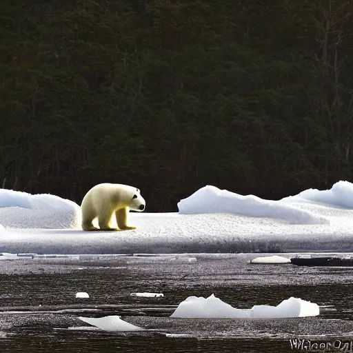 Image similar to a peace polar bear by wu daozi