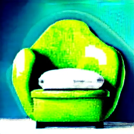 Image similar to an avocado armchair