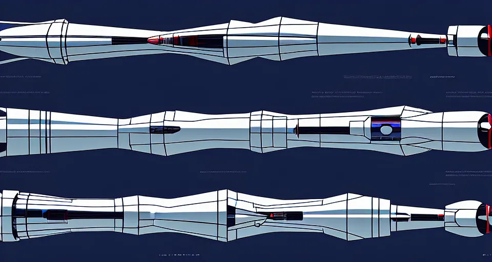 Image similar to a layout of amazing futuristic nasa rockets, cinematic lighting, detailed, beautiful colors, by greg rutowski and studio ghibli