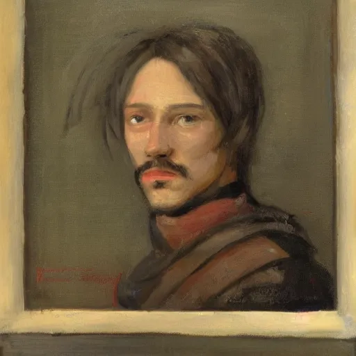 Image similar to Portrait of an AI named Dorian