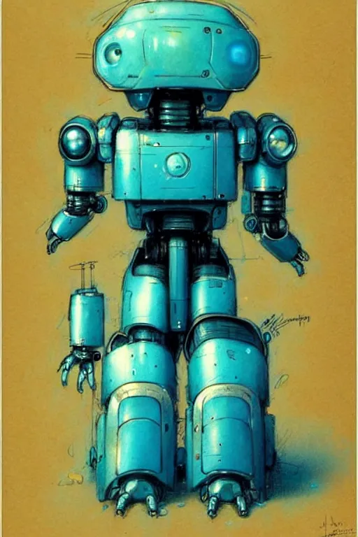 Prompt: (((((2000s cyan robot.))))) by Jean-Baptiste Monge !!!!!!!!!!!!!!!!!!!!!!!!!!!