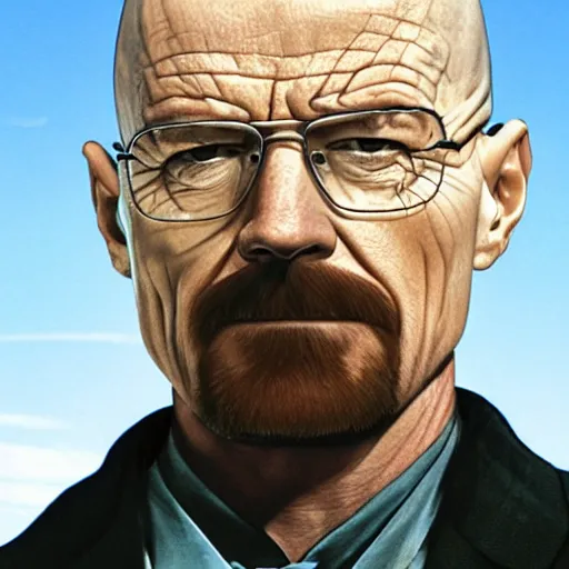 Image similar to walter white with the face of anakin Skywalker