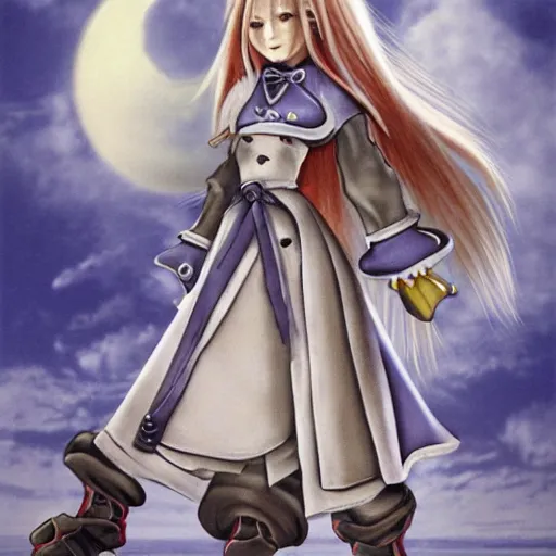 Image similar to vivi ornitier from final fantasy 9,