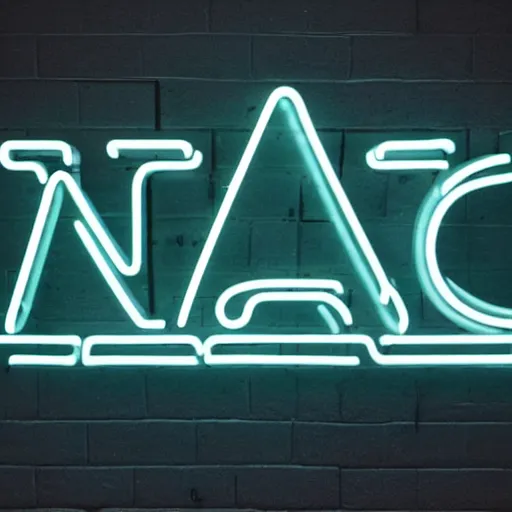 Image similar to neon letters sign clean, shap, simplistic in shape of word help