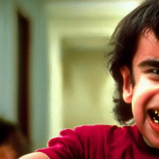 Prompt: still of xavi hernandez in the shining ( 1 9 8 0 )