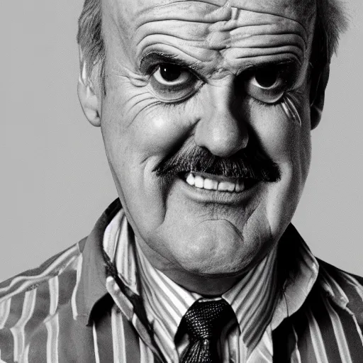 Image similar to john cleese made out of cheese