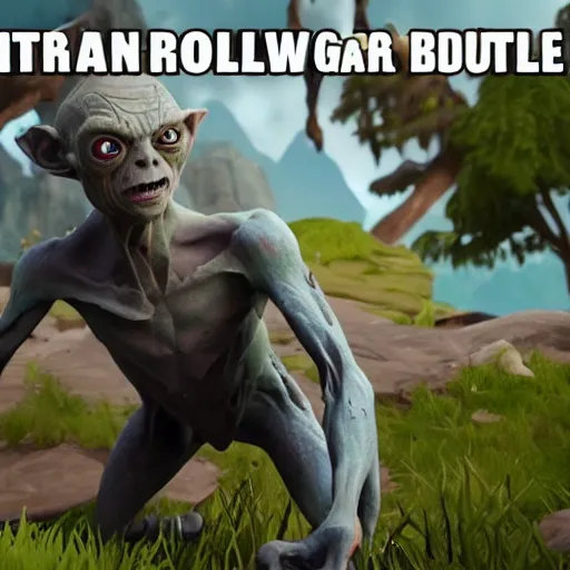 Image similar to Gollum fortnite battle royale