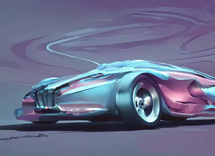 Image similar to wide view shot of a new car for 2 0 3 2 with offroad tires installed. style by petros afshar, christopher balaskas, goro fujita, and rolf armstrong. car design by dmc.