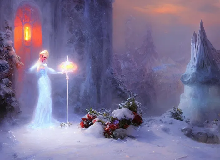 Image similar to portal to frozen hell by vladimir volegov and alexander averin and delphin enjolras and daniel f. gerhartz