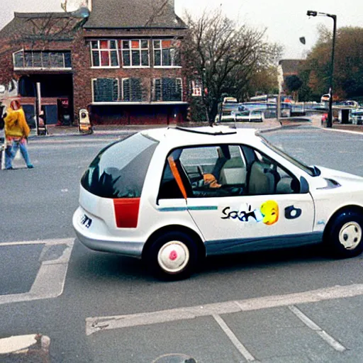 Prompt: google street view car ( 1 9 9 7 )